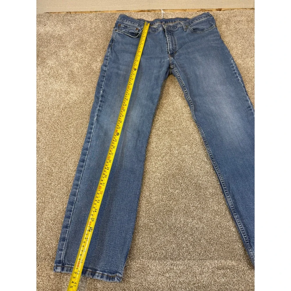 Levis 511 Slim Fit Mens Jeans W38 L32 Medium Wash Blue Denim 38x32 Grunge Work